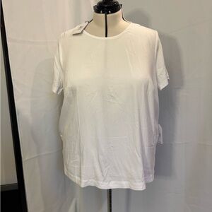 Universal Standard x Henning NWT white cupro top